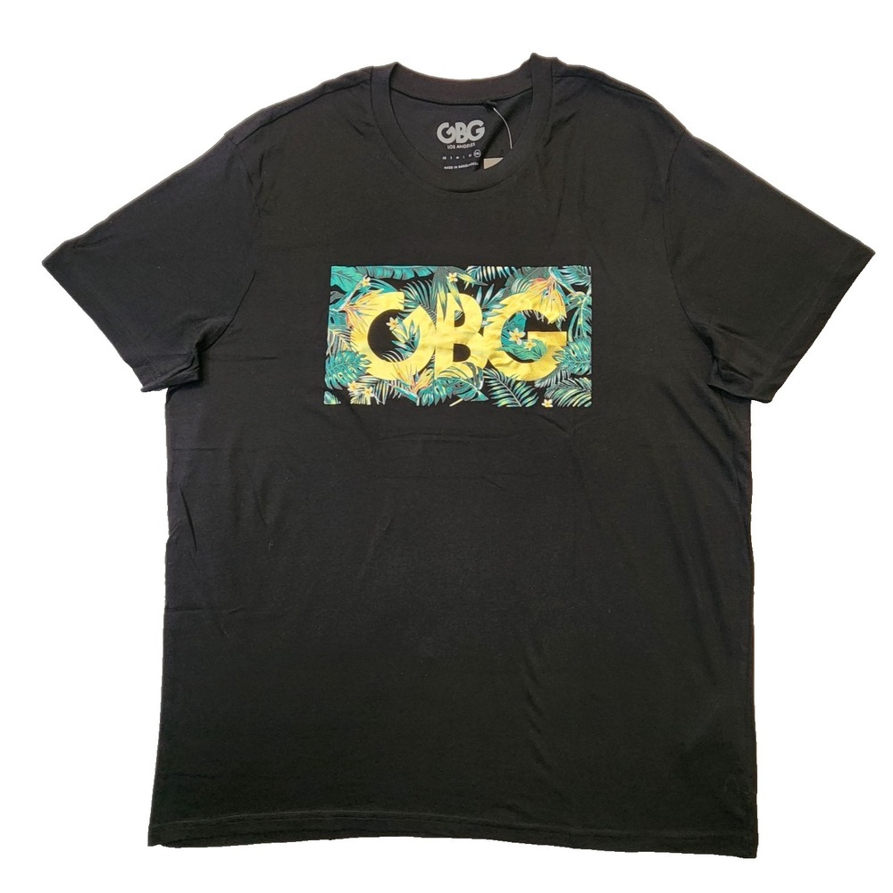 Share G by GUESS Los Angeles Men's Short Sleeve T-Shirt Size XXL Danny Tee Black